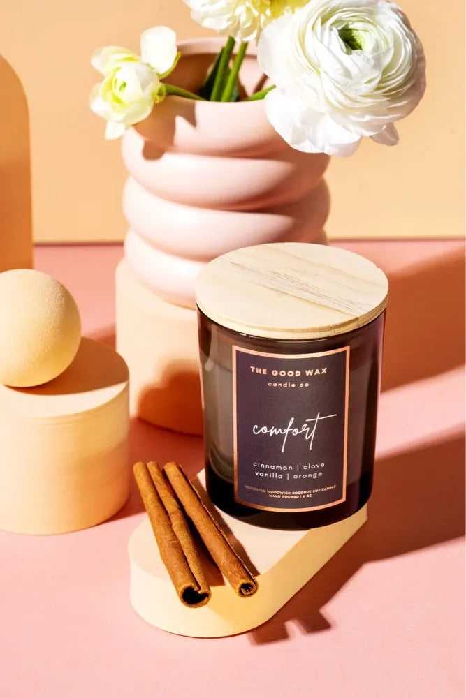 “Comfort” cinnamon + clove + orange + vanilla