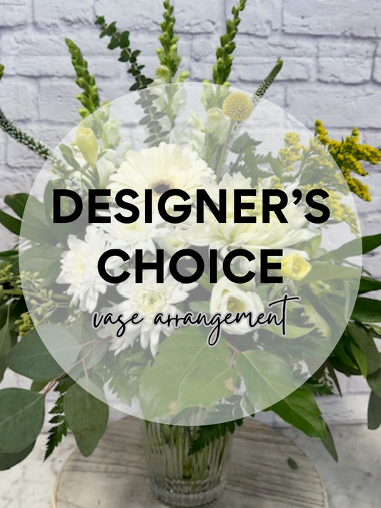 Designers Choice Sympathy Vase Arrangement