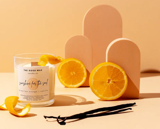 “Sunshine for the soul” sweet orange + vanilla