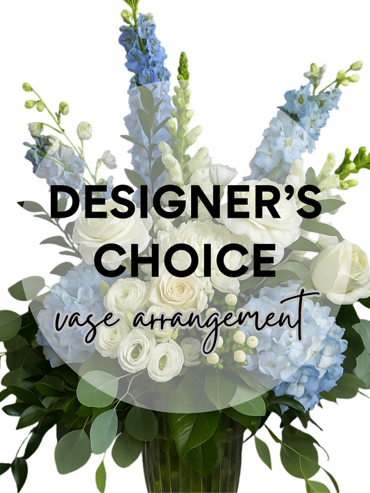 Designers Choice Sympathy Vase Arrangement