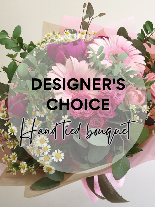 Designer’s Choice Valentine Hand-tied bouquet